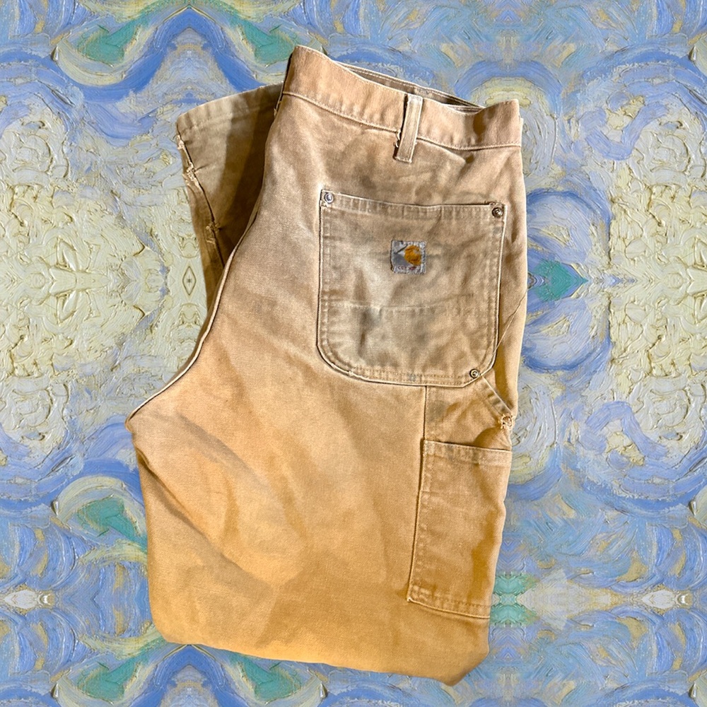 2011 Heavily Distressed Double Kneed Carhartt Carpenter Pants